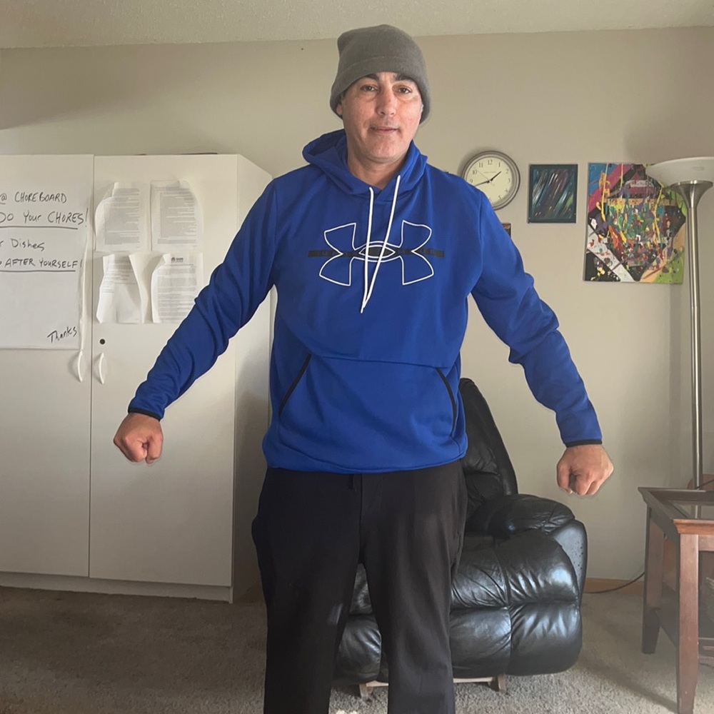 Under armor blue XL HOODIE